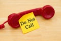 Getting on the do not call list