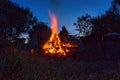 getting ready for temazcal ceremony, cholula mexico Royalty Free Stock Photo