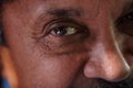 Getting up close and personal. Closeup shot of a senior man looking at the camera. Royalty Free Stock Photo