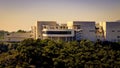 The Getty Center Los Angeles aerial view - Los Angeles Drone footage - LOS ANGELES, UNITED STATES - NOVEMBER 5, 2023