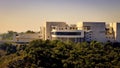 The Getty Center Los Angeles aerial view - Los Angeles Drone footage - LOS ANGELES, UNITED STATES - NOVEMBER 5, 2023