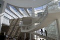 Getty Museum interior glass wall natural light