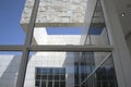 Getty Museum interior glass wall natural light