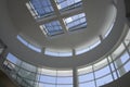 Getty Museum lobby interiors ceiling natural lighting