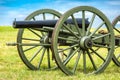 Gettysburg battlefield cannon Royalty Free Stock Photo