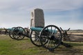 Gettysburg Battlefield Ninth Massachusetts Battery Monument Royalty Free Stock Photo