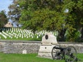 Gettysburg cemetery Royalty Free Stock Photo