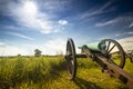 Gettysburg Civil War cannon in Pennsylvania USA Royalty Free Stock Photo