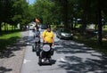 Gettysburg Tourists on a Segway Tour