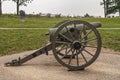 Small cannon on wheels on Gettysburg Battlefield, PA, USA Royalty Free Stock Photo