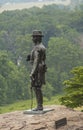 General K. Warren statue on Gettysburg Battlefield, PA, USA