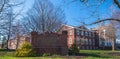 Gettysburg, Pennsylvania, USA March 11, 2024 The campus brick sign for Gettysburg College, founded in 1832