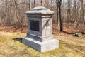 Gettysburg, Pennsylvania, USA March 12, 2024 The 140th Pennsylvania Volunteers Monument in the Gettysburg National Military Park Royalty Free Stock Photo