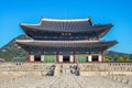 Geunjeongjeon, main throne hall of Gyeongbokgung Royalty Free Stock Photo