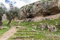 Gey Ben Hinnom Park - called in the Holy Books as the Blazing Inferno in Jerusalem city in Israel