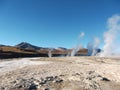 Geyser Chile bolivia mountain hot spring water panorama