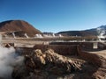 Geyser Chile bolivia mountain hot spring water panorama