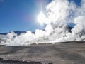 Geyser del tatio, atacama desert Chile Royalty Free Stock Photo