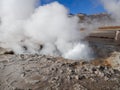 Geyser del tatio, atacama desert Chile Royalty Free Stock Photo