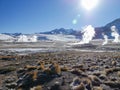 Geyser del tatio, atacama desert Chile Royalty Free Stock Photo