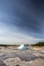 Geyser explosion