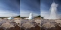 Geyser explosion