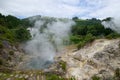 Geyser in Furnas town, Sao Miguel island, Azores, Portugal Royalty Free Stock Photo