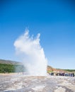 Geyser in iceland Royalty Free Stock Photo