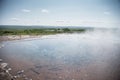 Geyser in iceland Royalty Free Stock Photo