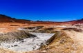 Geyser Sol de Manana in the Altiplano of Bolivia Royalty Free Stock Photo