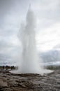 Geyser Strokkur, Geysir, Iceland Royalty Free Stock Photo