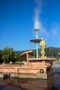 Geyser in Town of Sapareva Banya Royalty Free Stock Photo