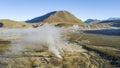 Geysers del Tatio at the Atacama desert, Chile Royalty Free Stock Photo