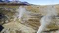 Geysers del Tatio at the Atacama desert, Chile Royalty Free Stock Photo