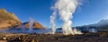 Geysers at the El Tatio Geyser Field - Atacama Desert - Chile Royalty Free Stock Photo