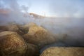 Geysers Sol de Manana in Bolivia Royalty Free Stock Photo