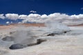 Geysers Sol Manana, Sur Lipez, South Bolivia Royalty Free Stock Photo