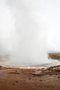 Geysir Attraction in Iceland Royalty Free Stock Photo