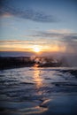 Strokkur geysir golden circle iceland Royalty Free Stock Photo