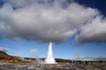 The geysir strokkur in Iceland.