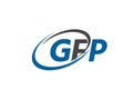 gfp creative logo design vector illustration Royalty Free Stock Photo