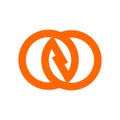 GG, OZO, CZC, OO initials company logo Royalty Free Stock Photo