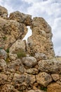 Ggantija, Gozo Island, Malta - April 15th 2023: Ggantija is a megalithic temple complex from the Neolithic era