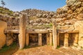 The Ggantija temples on Gozo island near Malta Royalty Free Stock Photo