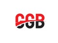 GGB Letter Initial Logo Design Vector Illustration Royalty Free Stock Photo
