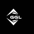 GGL abstract technology logo design on Black background. GGL creative initials letter logo concept Royalty Free Stock Photo