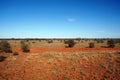 On the Ghan, looking out of the window