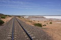 The Ghan and salt Lake Hart