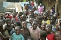 Group portrait of happy Ghanaian children