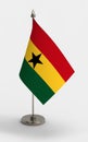 Ghana table flag on a white background.